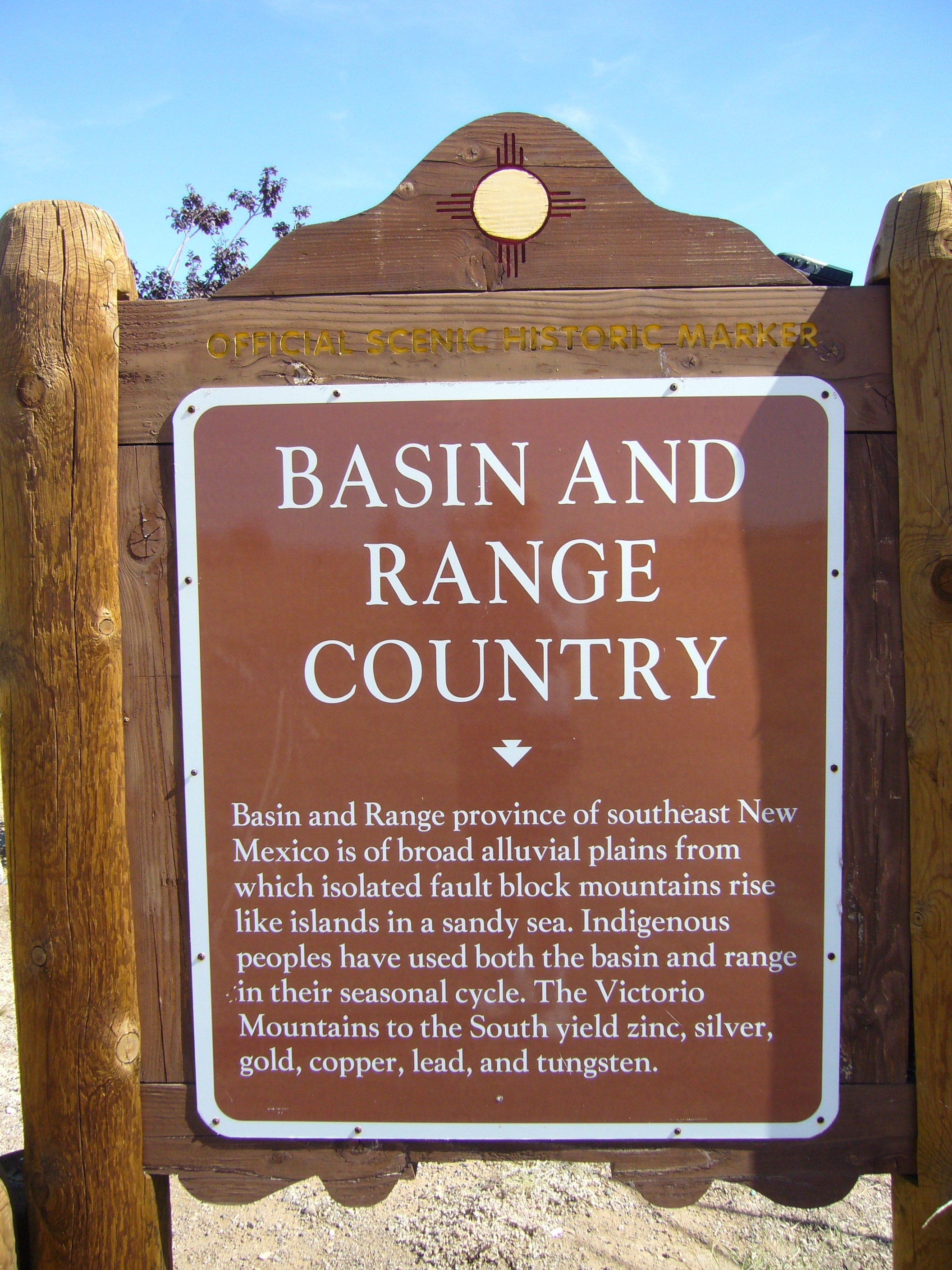 Basin and Range County Marker