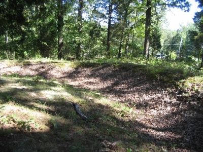 Remains of Trenches near the Battery Position. Click for full size. Remains of Trenches near the Battery Position image. Click for full size.