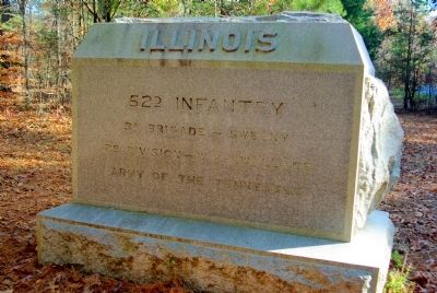52nd Illinois Infantry Marker. Click for full size. 52nd Illinois Infantry Marker image. Click for full size.