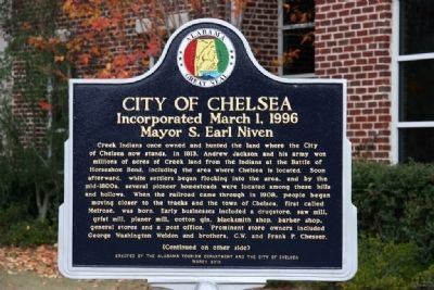 City Of Chelsea Marker Side A image. Click for full size.