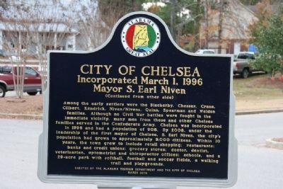City Of Chelsea Marker Side B image. Click for full size.