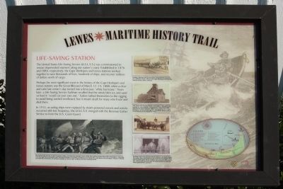 Life Saving Station Marker. Click for full size. Life Saving Station Marker image. Click for full size.