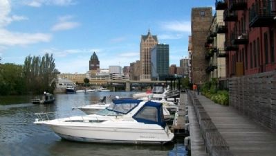 View along the Milwaukee River image. Click for full size.