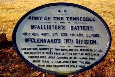 McAllister's Battery Marker image. Click for full size.