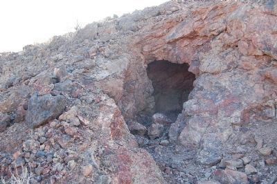 One of the Mine Holes at Wyatt`s Lucky Day Mine image. Click for full size.