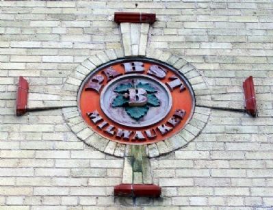 Pabst Brewing Company Design on Bldg. Click for full size. Pabst Brewing Company Design on Bldg image. Click for full size.