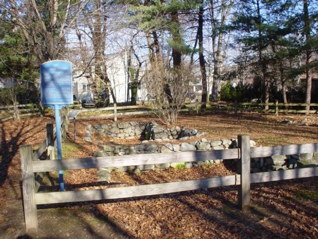 Salem Village Parsonage Marker. Click for full size. Salem Village Parsonage Marker image. Click for full size.