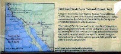 Juan Bautista de Anza National Historic Trail image. Click for full size.