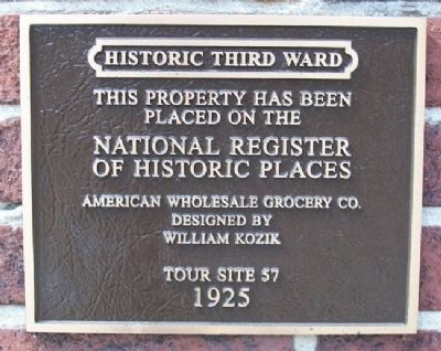 American Wholesale Grocery Company Marker image. Click for full size.