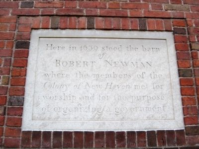 Robert Newman's Barn Marker image. Click for full size.