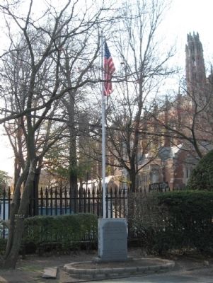 Grove Street Cemetery Veterans Memorial. Click for full size. Grove Street Cemetery Veterans Memorial image. Click for full size.