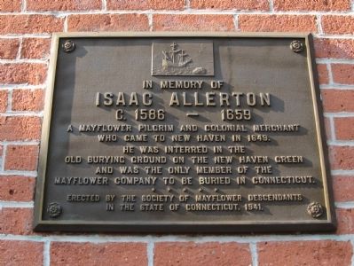 Isaac Allerton Marker image. Click for full size.
