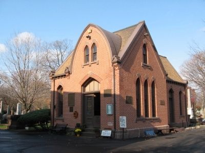 Grove Street Cemetery Office Building. Click for full size. Grove Street Cemetery Office Building image. Click for full size.