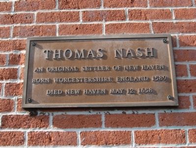 Thomas Nash Marker. Click for full size. Thomas Nash Marker image. Click for full size.