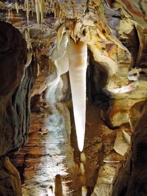 The Crystal King in Ohio Caverns image. Click for full size.
