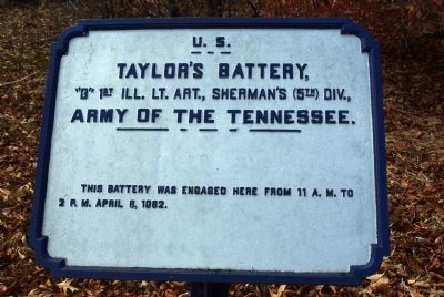 Taylor's Battery Marker image. Click for full size.