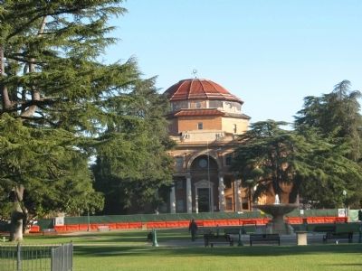 Atascadero Administration Building During Restoration. Click for full size. Atascadero Administration Building During Restoration image. Click for full size.