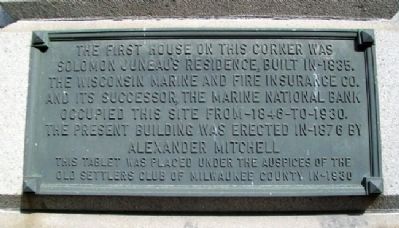 Mitchell Building Marker. Click for full size. Mitchell Building Marker image. Click for full size.