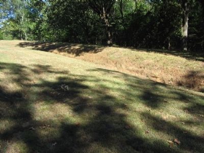 Remains of Confederate Trenches in this Section of the Battlefield image. Click for full size.