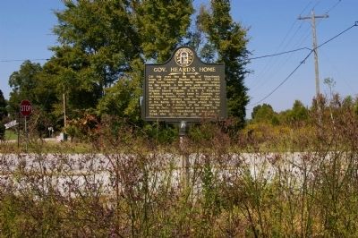 Gov. Heard’s Home Marker. Click for full size. Gov. Heard’s Home Marker image. Click for full size.