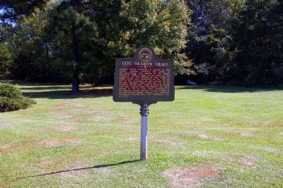 Gov. Heard’s Grave Marker. Click for full size. Gov. Heard’s Grave Marker image. Click for full size.