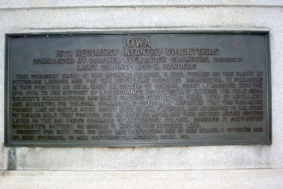 16th Iowa Infantry Marker image. Click for full size.