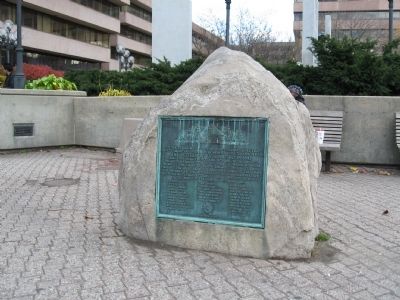 The Settlement of Stamford in 1641 Marker. Click for full size. The Settlement of Stamford in 1641 Marker image. Click for full size.