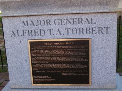 Major General Alfred T.A. Torbert Statue image. Click for full size.