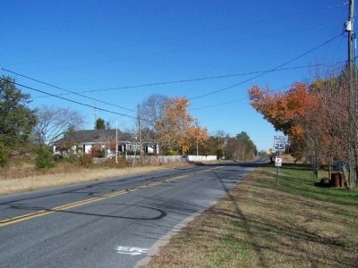 View of area near marker. image. Click for full size.
