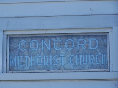 Concord United Methodist Church Dedication Window image. Click for full size.