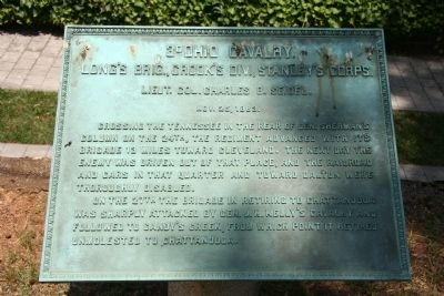 3d Ohio Cavalry Marker image. Click for full size.