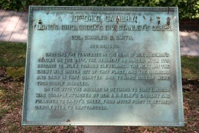 10th Ohio Cavalry Marker. Click for full size. 10th Ohio Cavalry Marker image. Click for full size.