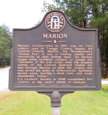 Marion Marker image. Click for full size.