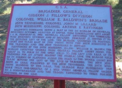 Baldwin's Brigade Tablet image. Click for full size.