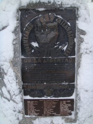 Voluntarios Internacionales de la Libertad Marker. Click for full size. Voluntarios Internacionales de la Libertad Marker image. Click for full size.