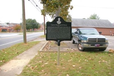 Captain Hardy Smith House Marker -- Side 2 image. Click for full size.