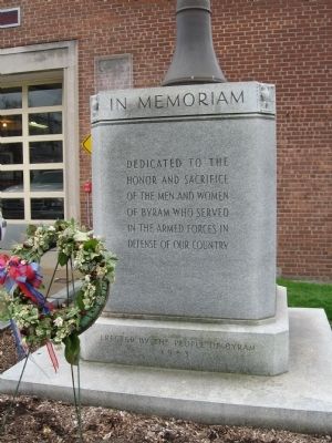 Byram Veterans Memorial image. Click for full size.