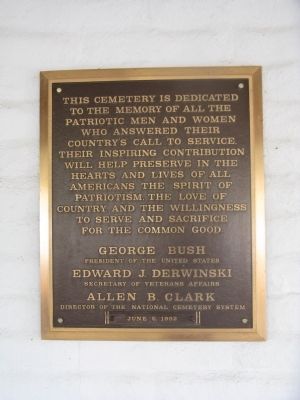 San Joaquin Valley National Cemetery Marker image. Click for full size.