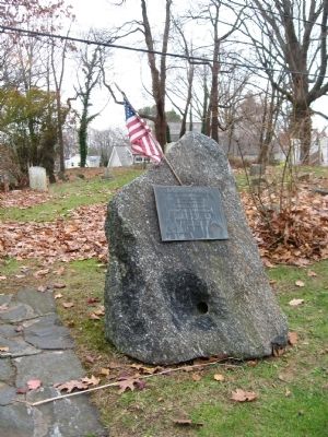 The Old Burying Ground Marker. Click for full size. The Old Burying Ground Marker image. Click for full size.