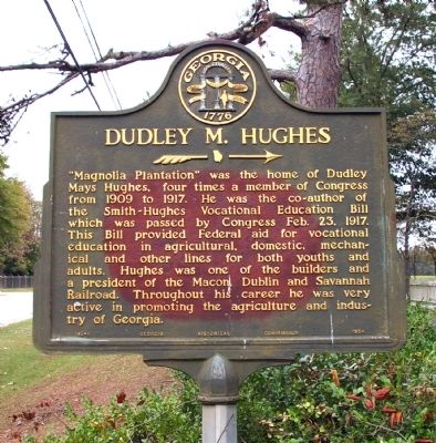 Dudley M. Hughes Marker image. Click for full size.