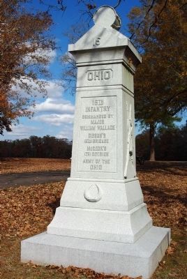 15th Ohio Infantry Marker. Click for full size. 15th Ohio Infantry Marker image. Click for full size.