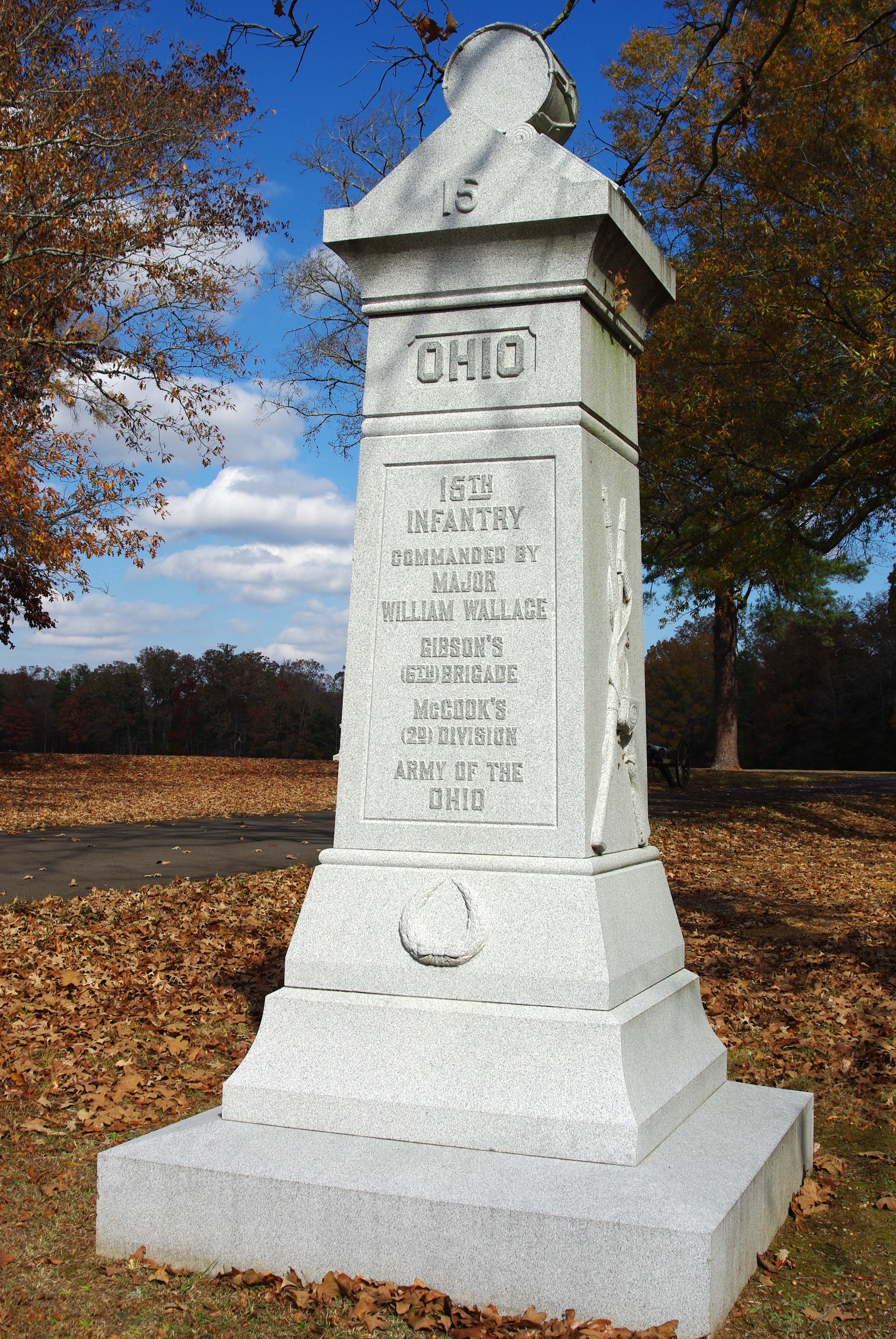 15th Ohio Infantry Marker