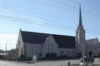 St. Stephen's Church and Marker. Click for full size. St. Stephen's Church and Marker image. Click for full size.