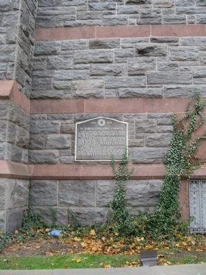 St. John's Episcopal Church Marker. Click for full size. St. John's Episcopal Church Marker image. Click for full size.