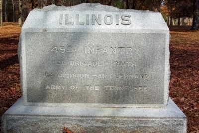 49th Illinois Infantry Marker image. Click for full size.