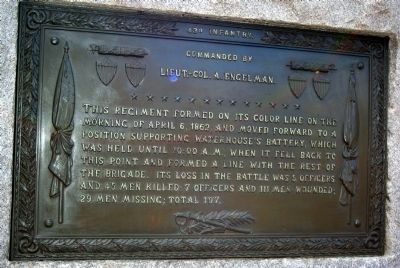 43rd Illinois Infantry Marker image. Click for full size.