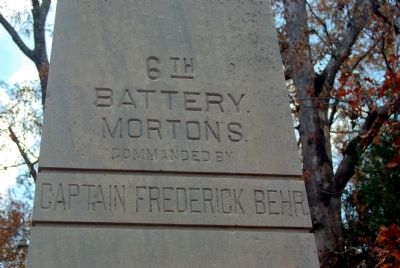 Morton's Battery Marker image. Click for full size.
