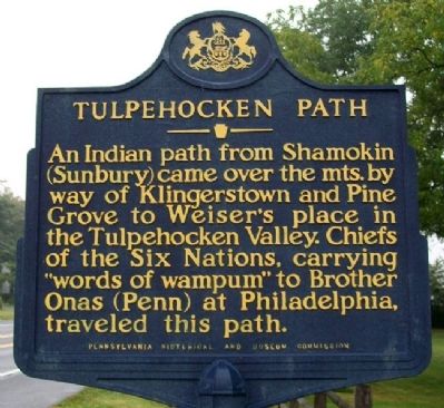 Tulpehocken Path Marker image. Click for full size.