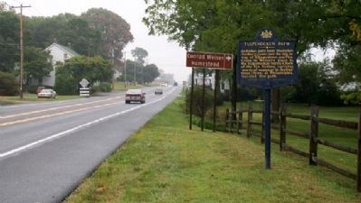 Tulpehocken Path Marker. Click for full size. Tulpehocken Path Marker image. Click for full size.