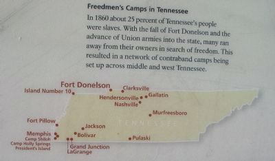 Freedmen's Camps in Tennessee image. Click for full size.
